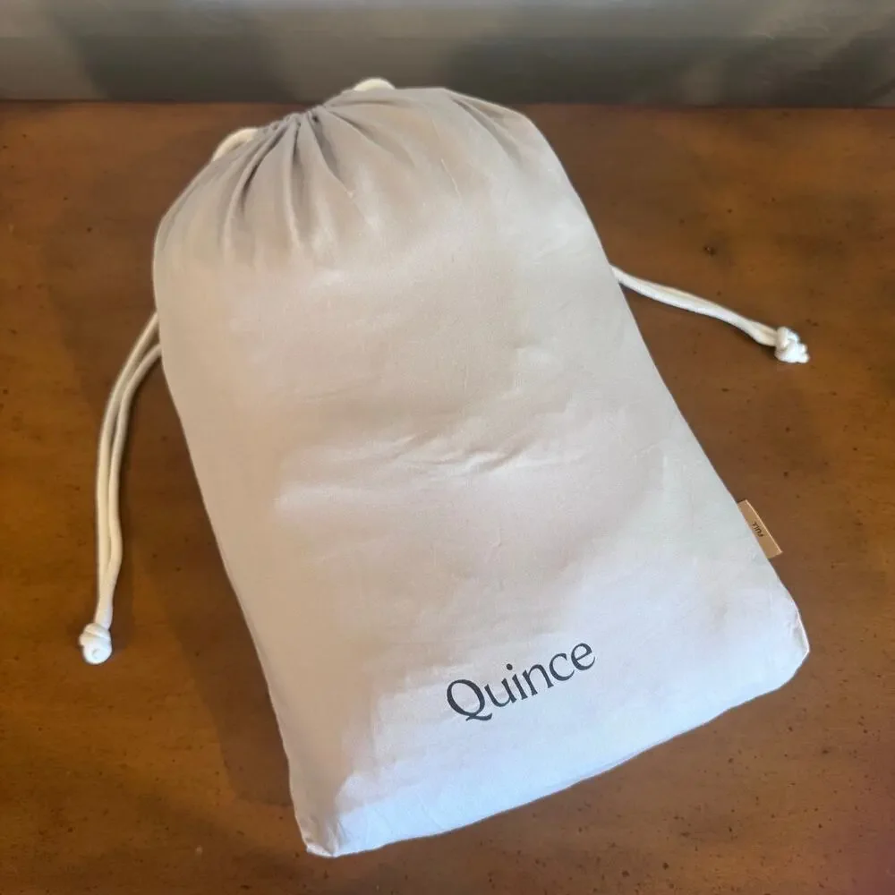 Quince Bamboo Sheet Set Full Sand NWOT Store Return